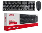 JEDEL-WS732 Wireless Keyboard and Mouse English Slim Keyboard and Mouse For Laptop PC Smart TV Windows