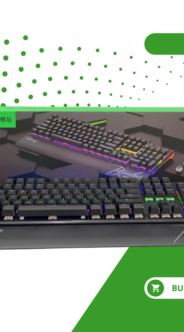 Deiog M105 Wired Mechanical Gaming Keyboard with RGB Lighting