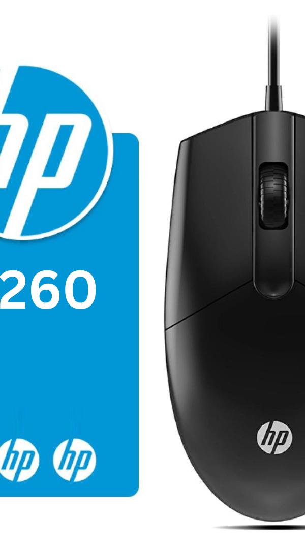 HP M260 Wired Optical Mouse – Comfortable & Precise Performance