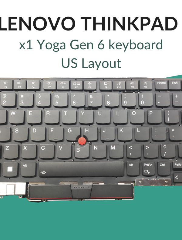 Lenovo FRU 5M11C40988 , lenovo x1 yoga gen 6 keyboard