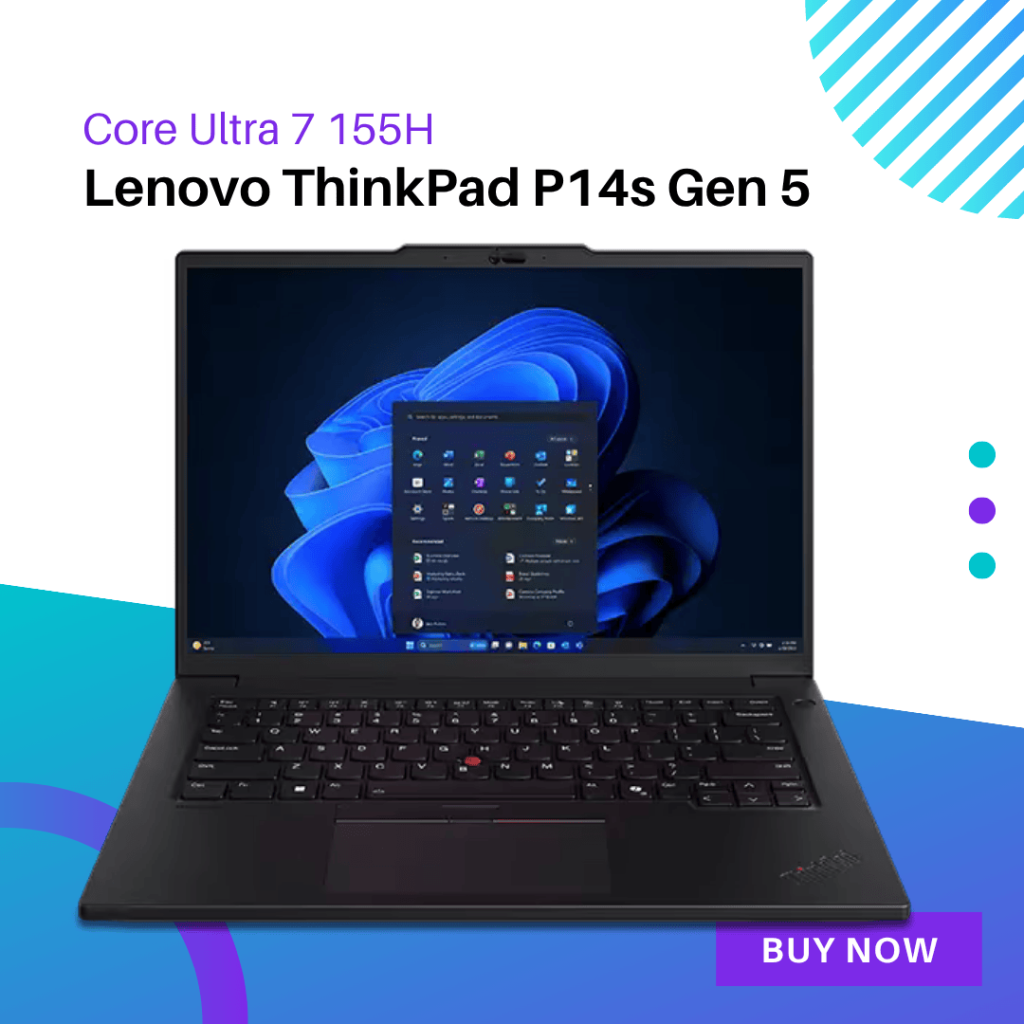 Lenovo ThinkPad P14s Gen 5 price in Dubai Buy Lenovo ThinkPad P14s Gen 5 online UAE Lenovo P14s Gen 5 RTX 500 Ada specs ThinkPad P14s Ultra 7 155H performance Best Lenovo workstation laptop 2025 Lenovo ThinkPad 32GB RAM 1TB SSD Dubai Lenovo P14s Gen 5 for engineers and designers New Lenovo workstation Dubai stock