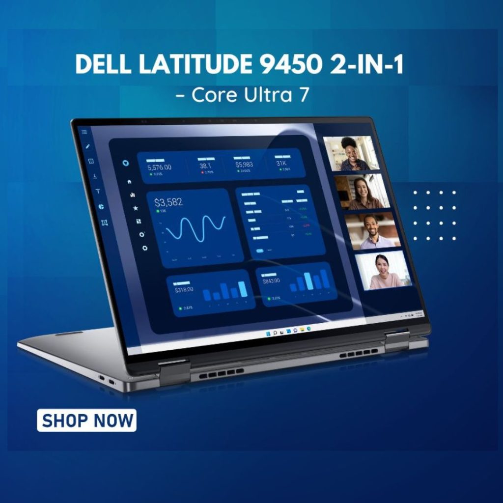 Dell Latitude 9450 2-in-1 price in bd Buy Dell Latitude 9450 online UAE Dell Latitude 9450 Core Ultra 7 specs Dell Latitude 9450 review and features Business convertible laptop 2025 Best Dell 2-in-1 laptop in UAE Dell Latitude 9450 14 inch QHD+ touchscreen New Dell Latitude factory sealed laptop