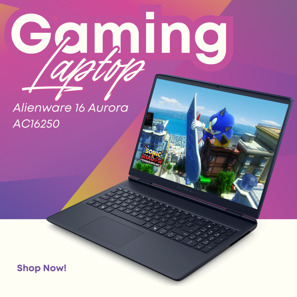 Alienware 16 Aurora AC16250 Alienware 16 Gaming Laptop QHD+ Intel Core 7 240H Laptop RTX 5060 8GB Gaming Laptop Alienware Gaming Laptop 2025 Best Alienware Laptop for Gaming