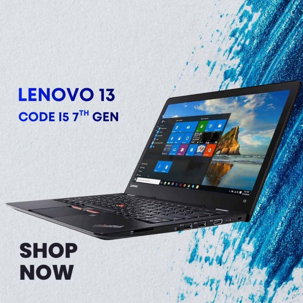 Lenovo 13 laptop 8GB 256GB SSD