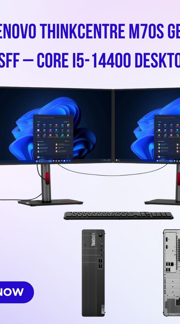Lenovo ThinkCentre M70s Gen 5 SFF – Core i5-14400 Desktop PC