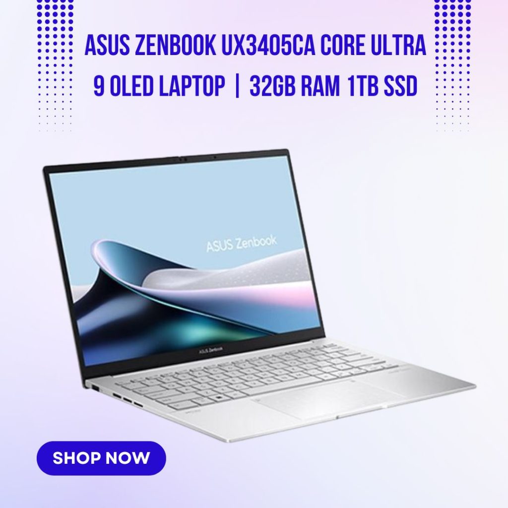 ASUS ZenBook UX3405CA Core Ultra 9 OLED Laptop | 32GB RAM 1TB SSD