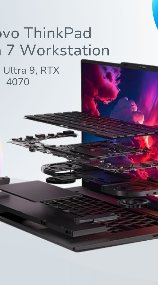 Lenovo ThinkPad P1 Gen 7 Workstation Laptop – Core Ultra 9, RTX 4070