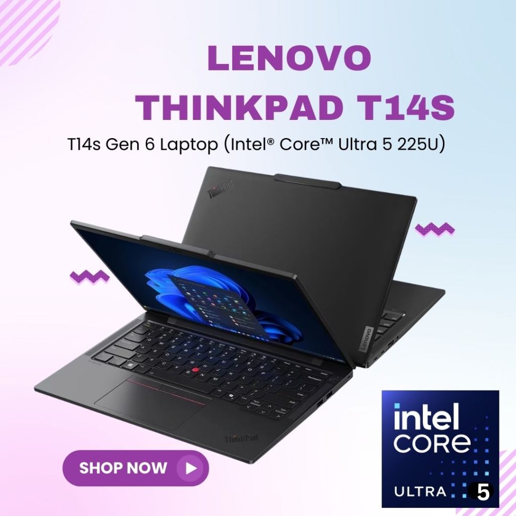 Lenovo ThinkPad T14s Gen 6 Laptop (Intel® Core™ Ultra 5 225U)