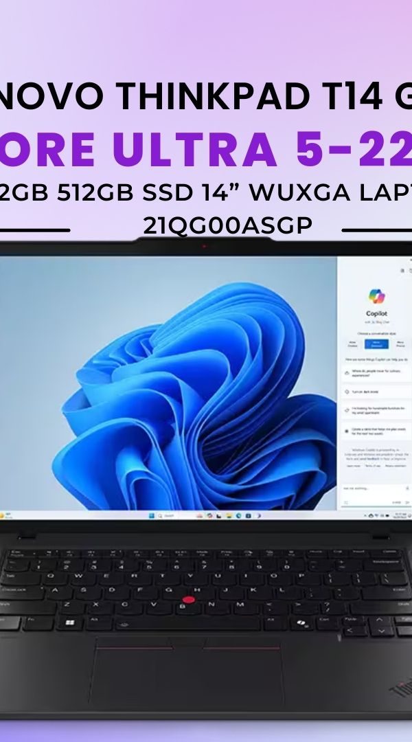 Lenovo ThinkPad T14 Gen 6 Core Ultra 5-228V 32GB 512GB SSD 14” WUXGA Laptop