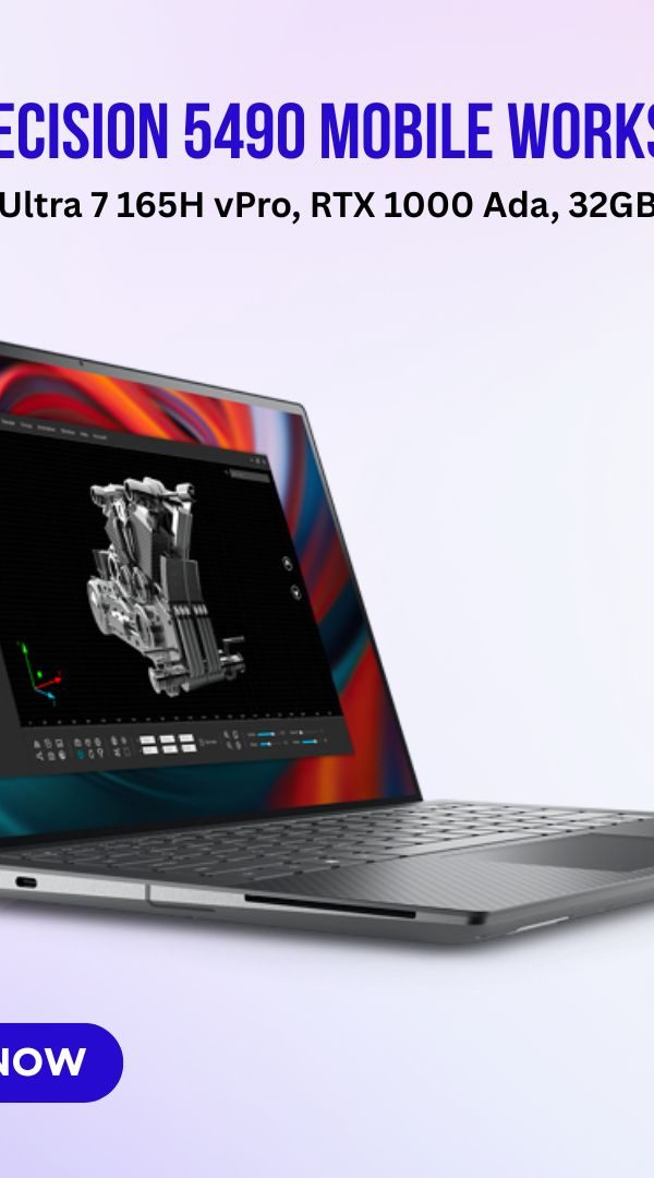 – Core Ultra 7 165H vPro, RTX 1000 Ada, 32GB RAM