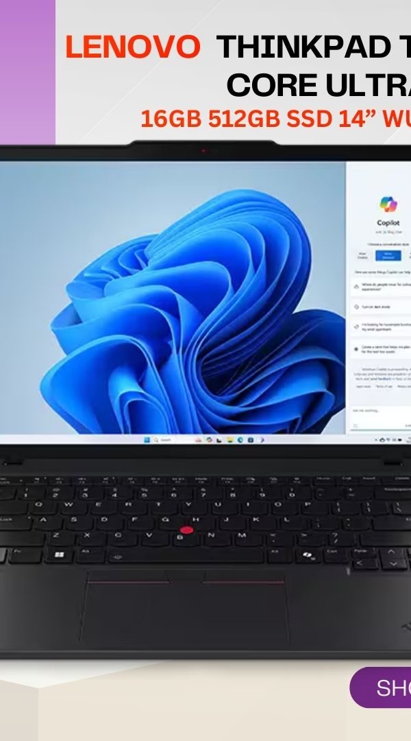 Lenovo ThinkPad T14 Gen 5 U5-226V 16GB 512GB SSD 14” WUXGA DOS 3 Year