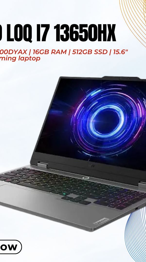 Lenovo LOQ i7 13650HX RTX 5060 83JE00DYAX | 16GB RAM | 512GB SSD | 15.6" 144Hz FHD-Gaming laptop